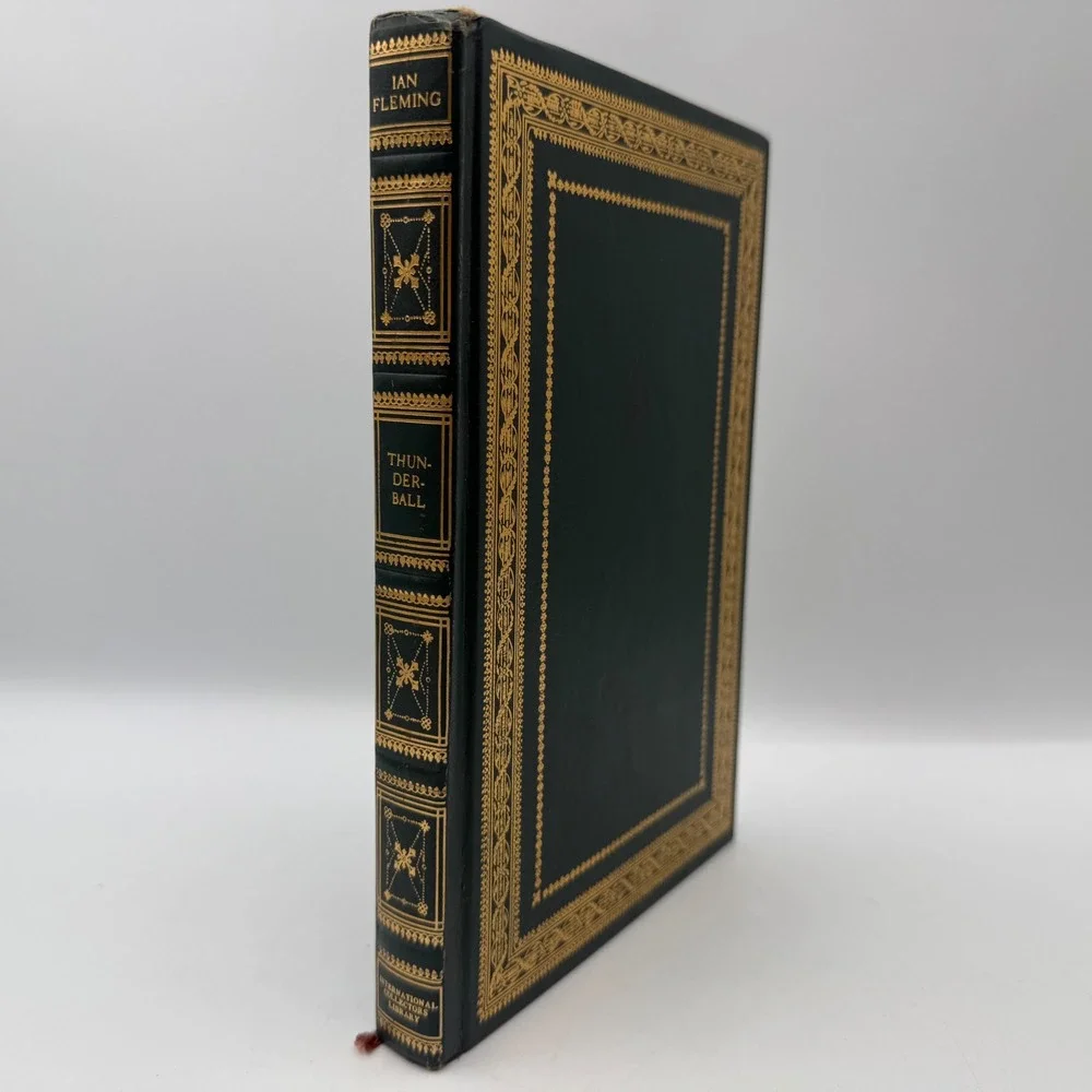 Ian Fleming Thunderball International Collectors Library Green Gold Gilt 007